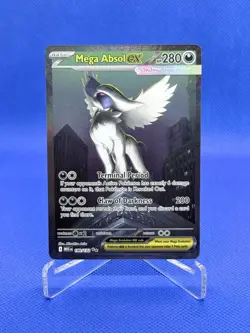 Pokemon TCG Mega Absol EX Me01 180/132 Rare Holo 280 HP 200 Attack - Image 1