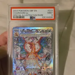 Pokemon Obsidian Flames Charizard ex 223/197 Special Illustration Rare PSA 9 - Image 1