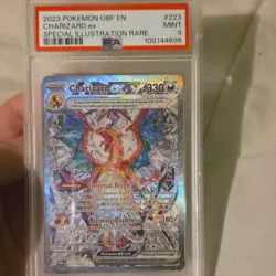 Pokemon Obsidian Flames Charizard ex 223/197 Special Illustration Rare PSA 9 - Image 2