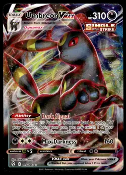 Pokemon TCG SWSH07: Evolving Skies #095/203 Umbreon VMAX Holo NM - Image 1