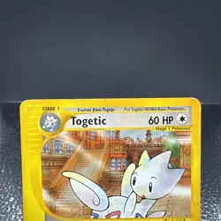 Pokemon Togetic Non Holo Rare 39/147 Pokemon Aquapolis Vintage E-Reader - Image 3