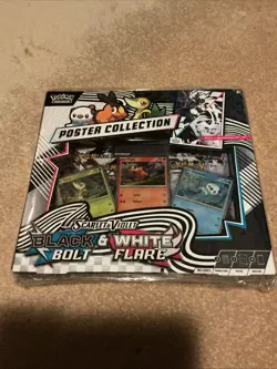 Pokemon TCG Black Bolt and White Flare Poster Collection - Image 1