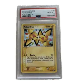 Pokemon 2006 Pop Series 3 #16 Pichu Bros. PSA 10 - Image 1
