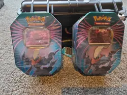 POKEMON DARKRAI MIGHTY MYSTERIOUS TIN - BRAND NEW FACTORY SEALED. Lot X2 - Image 1