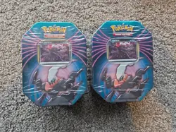POKEMON DARKRAI MIGHTY MYSTERIOUS TIN - BRAND NEW FACTORY SEALED. Lot X2 - Image 3