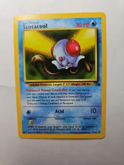 1999 Pokemon TCG Tentacool 56/62 English - Image 2