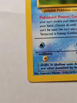 1999 Pokemon TCG Tentacool 56/62 English - Image 4
