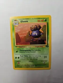 Gloom 37/64 1st Edition Regular Non Holo WoTC Pokemon Jungle Vintage English MP - Image 1