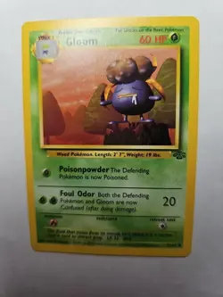 Gloom 37/64 1st Edition Regular Non Holo WoTC Pokemon Jungle Vintage English MP - Image 2