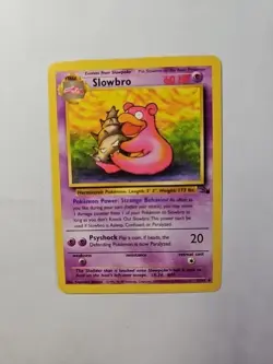 Slowbro 1st Edition Fossil 43/62 WOTC Vintage Pokemon 1999 Original - Image 1