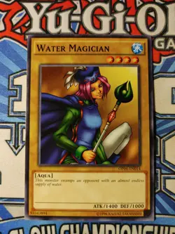 Yugioh WATER MAGICIAN OP04-EN014 COMMON NM - Image 2