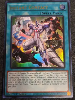 Yugioh! Instant Contact - MP24-EN160 - Ultra Rare - 1st Edition Near Mint, Engli - Image 1