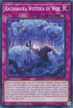 Yugioh! 3x Ragnaraika Wisteria of Woe ROTA-EN077 Rage of the Abyss - Image 1