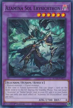 Yugioh! Azamina Sol Erysichthon ROTA-EN032 Rage of the Abyss - Image 1