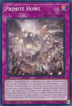 Yugioh! 3x Primite Howl ROTA-EN076 Rage of the Abyss - Image 1