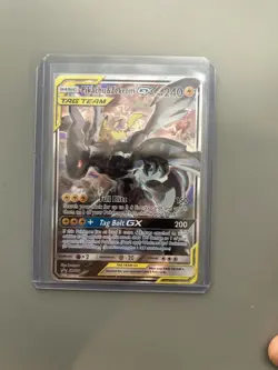 Pokemon Pikachu Zekrom GX Tag Team Full Art SM168 Black Star Promo Card - Image 1