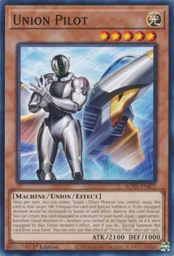 Yugioh! 3x Union Pilot ROTA-EN022 Rage of the Abyss - Image 1