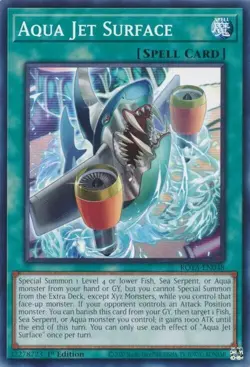 Yugioh! Aqua Jet Surface ROTA-EN048 Rage of the Abyss - Image 1