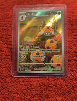 Pokemon TCG Dottler Paradox Rift Illustration Scarlet & Violet Card 184/182 - Image 2