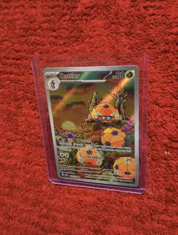 Pokemon TCG Dottler Paradox Rift Illustration Scarlet & Violet Card 184/182 - Image 3