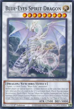Yugioh! Blue-Eyes Spirit Dragon x3 SDWD-EN038 Structure Deck - Image 1