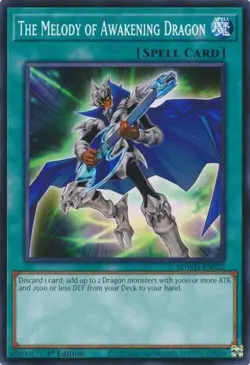 Yugioh! The Melody of Awakening Dragon x3 SDWD-EN022 Structure Deck - Image 1