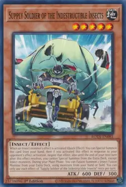 Yugioh! Supply Soldier of the Indestructible Insects Rage of the Abyss - Image 1