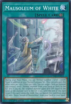 Yugioh! Mausoleum of White x3 SDWD-EN023 Structure Deck - Image 1