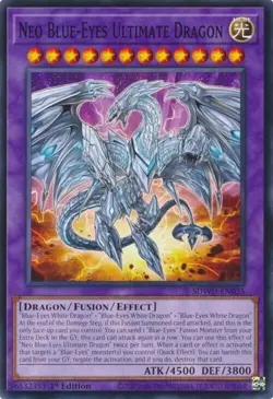 Yugioh! Neo Blue-Eyes Ultimate Dragon x3 SDWD-EN035 Structure Deck - Image 1