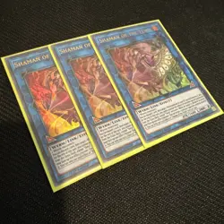 Yu-Gi-Oh! Shaman Of The Tenyi RIRA-EN044 Ultra Rare 1st Edition NM x3 playset - Image 2