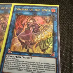 Yu-Gi-Oh! Shaman Of The Tenyi RIRA-EN044 Ultra Rare 1st Edition NM x3 playset - Image 3