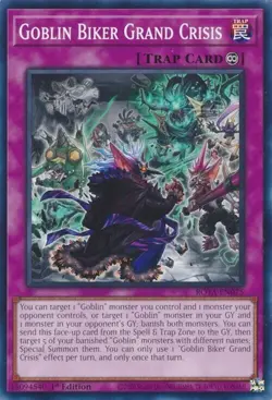 Yugioh! 3x Goblin Biker Grand Crisis ROTA-EN075 Rage of the Abyss - Image 1