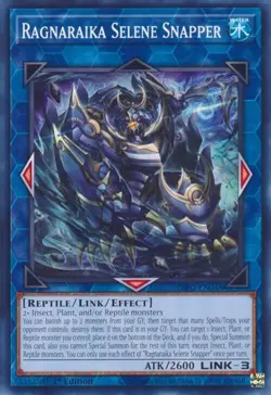 Yugioh! 3x Ragnaraika Selene Snapper INFO-EN048 The Infinite Forbidden - Image 1