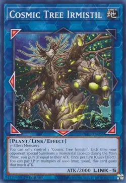 Yugioh! Cosmic Tree Irmistil INFO-EN051 The Infinite Forbidden - Image 1