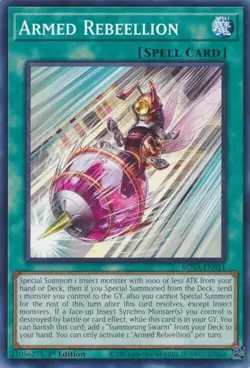 Yugioh! 3x Armed Rebeellion ROTA-EN051 Rage of the Abyss - Image 1