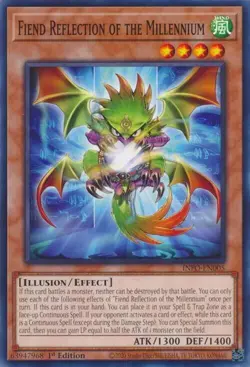 Yugioh! 3x Fiend Reflection of the Millennium INFO-EN005 The Infinite Forbidden - Image 1