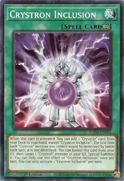 Yugioh! Crystron Inclusion x3 SUDA-EN0061 Supreme Darkness - Image 1