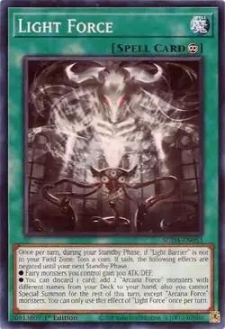 Yugioh! Light Force x3 SUDA-EN013 Supreme Darkness - Image 1