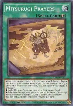 Yugioh! Mitsurugi Prayers x3 SUDA-EN094 Supreme Darkness - Image 1