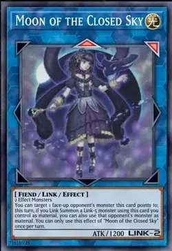 Yugioh! 3x Moon of the Closed Sky INFO-EN098 The Infinite Forbidden - Image 1