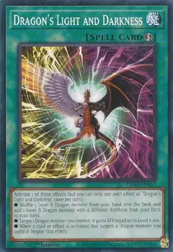 Yugioh! 3x Dragon's Light and Darkness INFO-EN057 - Image 1