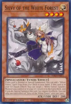 Yugioh! 3x Silvy of the White Forest INFO-EN015 The Infinite Forbidden - Image 1