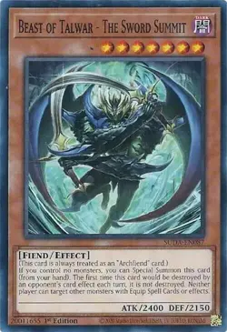 Yugioh! Beast of Talwar x3 SUDA-EN0087 Supreme Darkness - Image 1