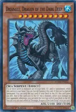 Yugioh! Driangle, Dragon of the Dark Deep x3 SUDA-EN0022 Supreme Darkness - Image 1