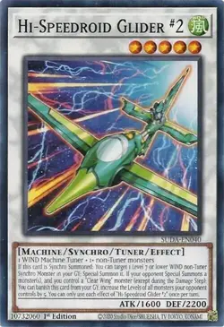 Yugioh! Hi-Speedroid Glider #2 x3 SUDA-EN040 Supreme Darkness - Image 1