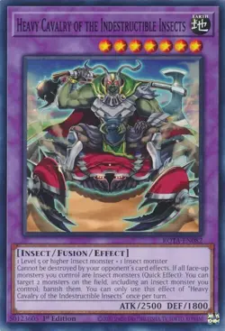 Yugioh! 3x Heavy Cavalry of the Indestructible Insects Rage of the Abyss - Image 1