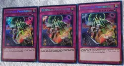 Yugioh 3x Ultimate Providence BOSH-EN081 Secret Rare 1st Edition NM Playset - Image 2