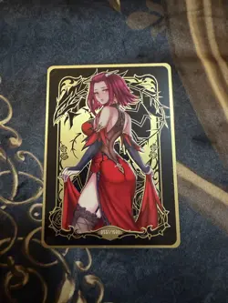 Akiza Blackrose Gown Red Dress - Mana Moon Metal Field Center Yugioh ManaMoon - Image 1