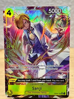 -The Best- Sanji (OP04-104) (Alternate Art) Super Rare One Piece NM/M - Image 1