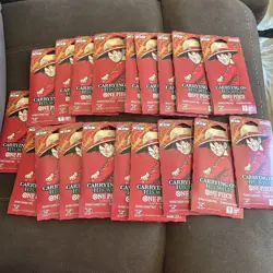One Piece TCG: Carrying On His Will Booster Pack OP13 English (LOT OF 19) Sealed - Image 1